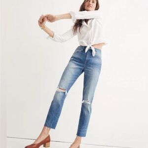 Madewell THE HIGH-RISE SLIM BOYJEAN